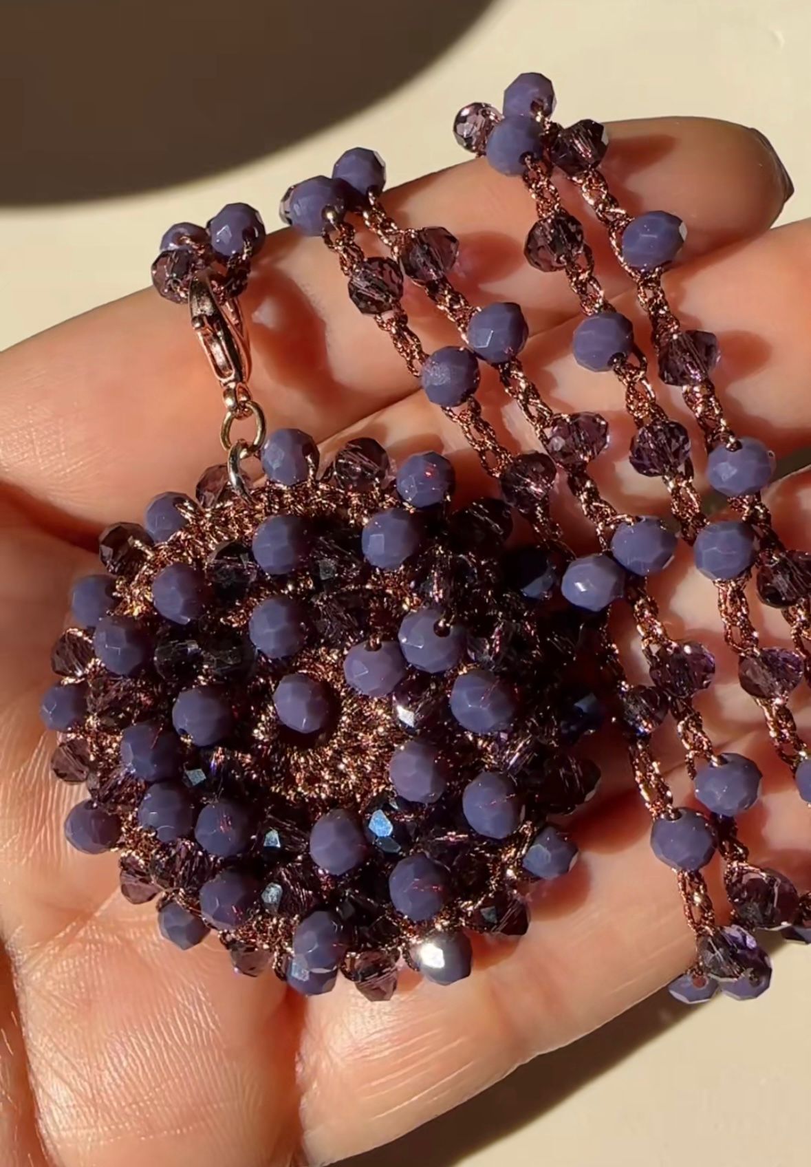 Collana lunga Mandala