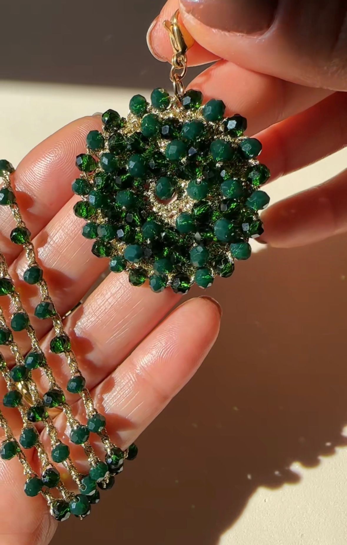 Collana lunga Mandala
