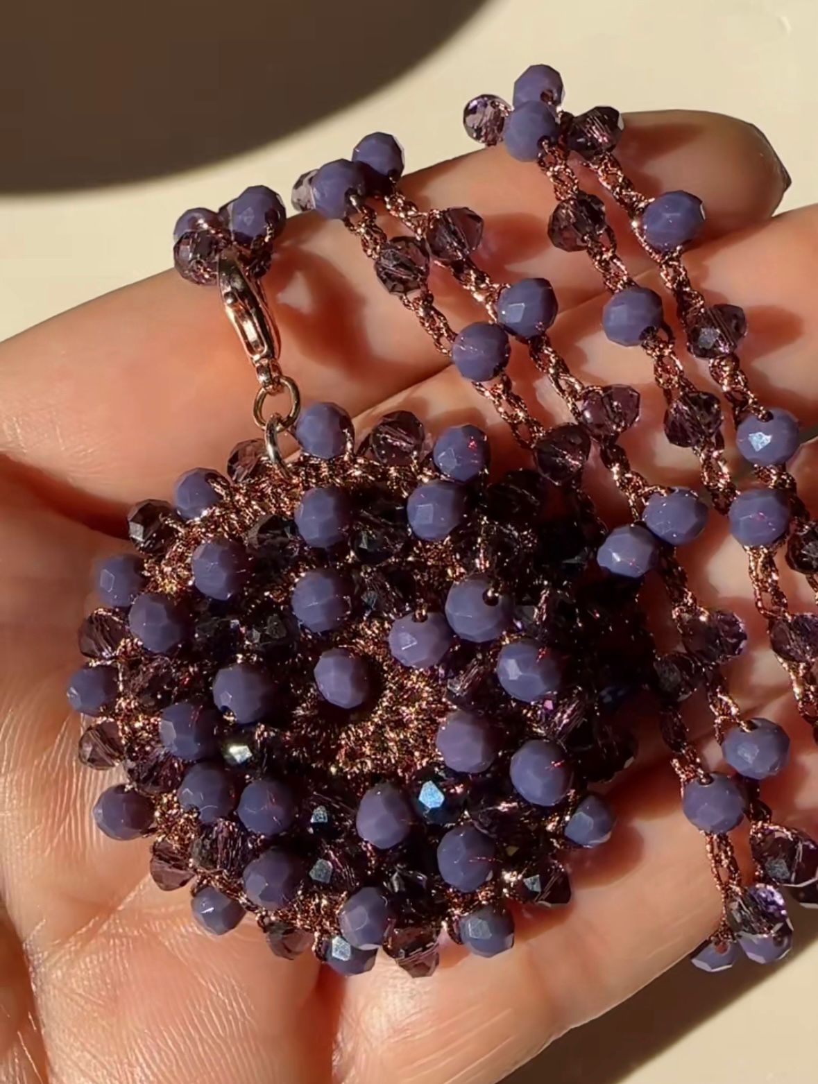 Collana lunga Mandala
