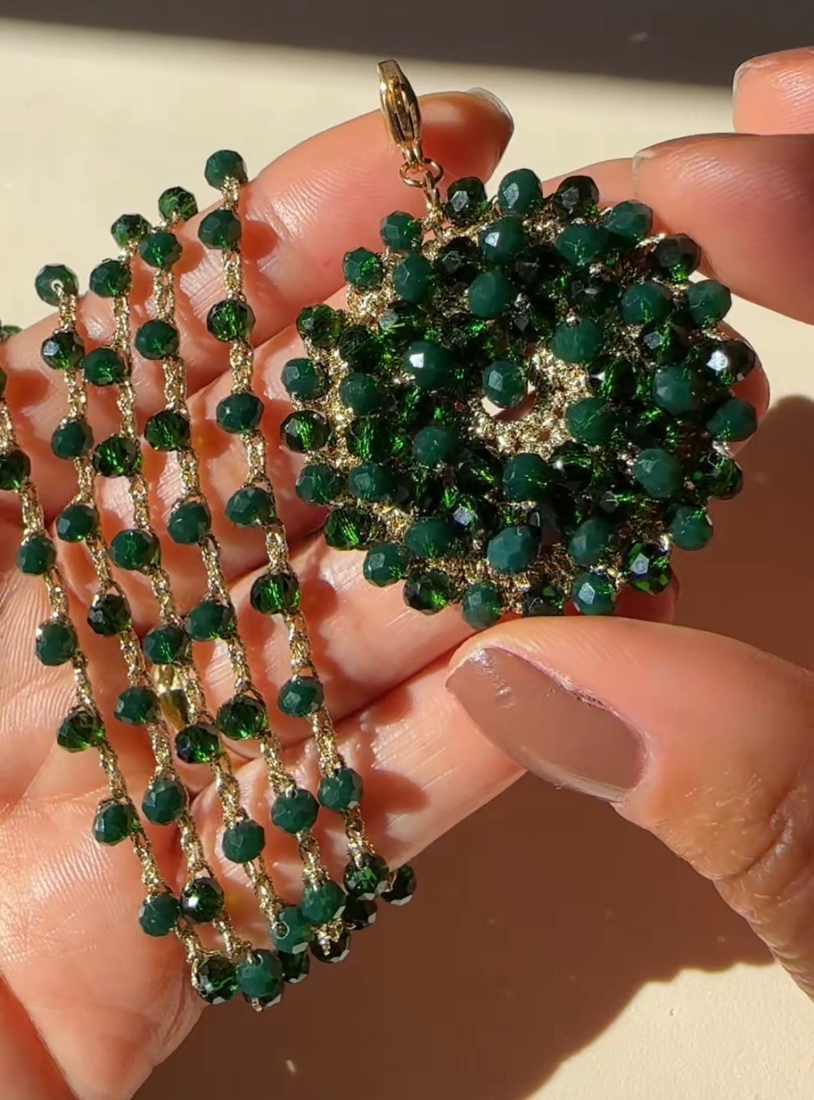 Collana lunga Mandala