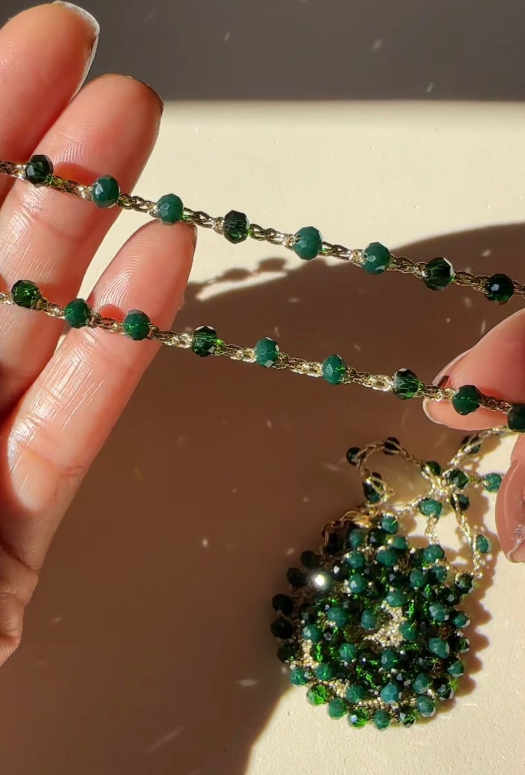 Collana lunga Mandala