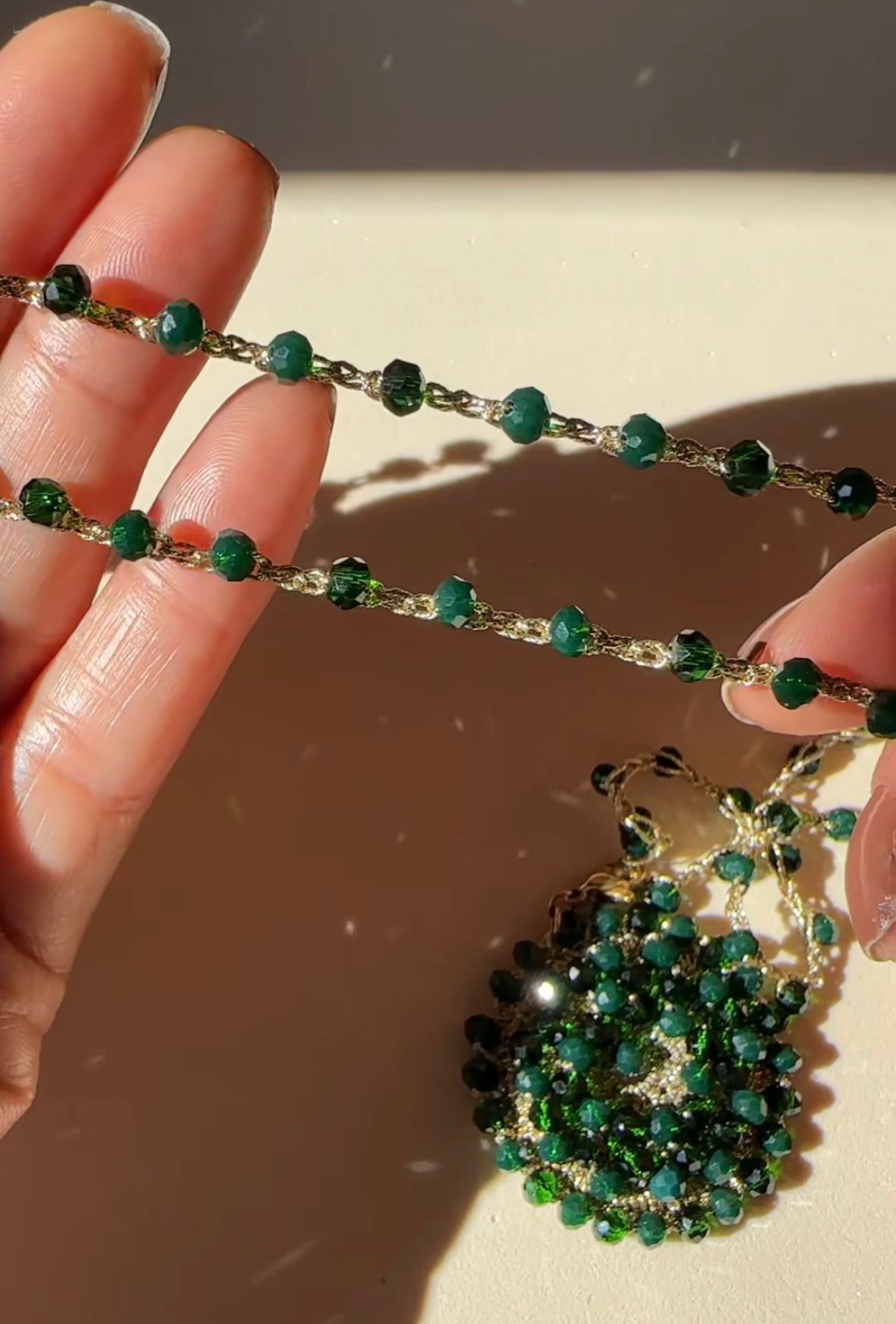 Collana lunga Mandala